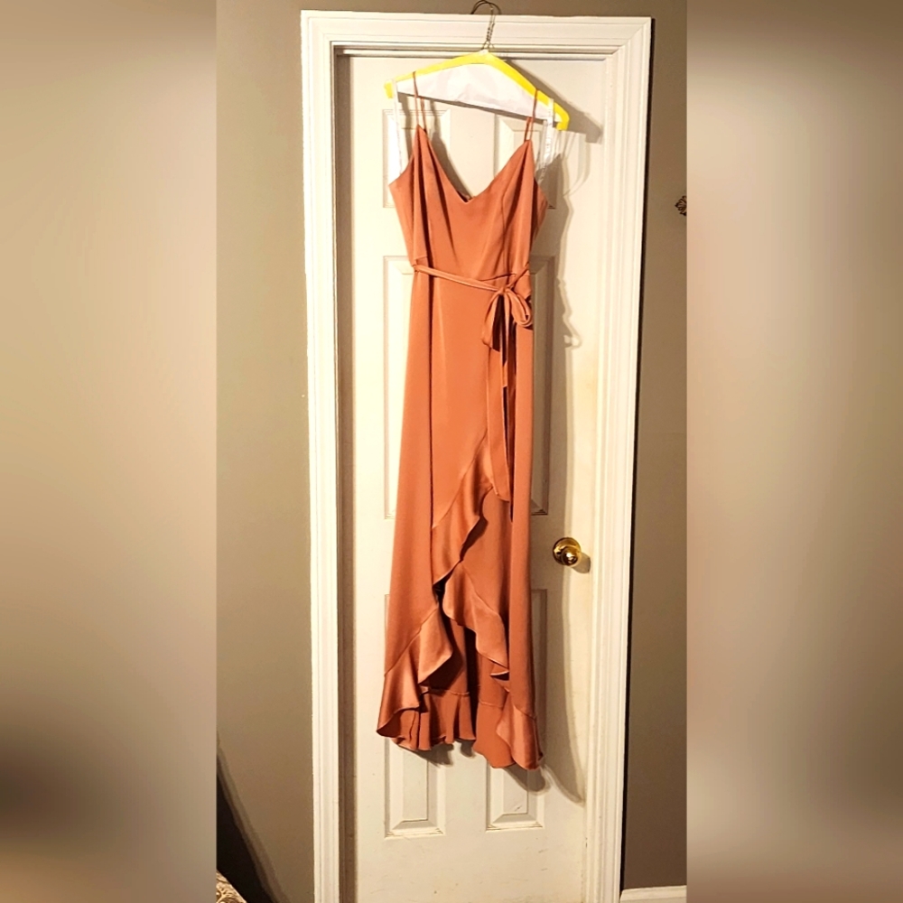 David's Bridal desert rose size 14 formal